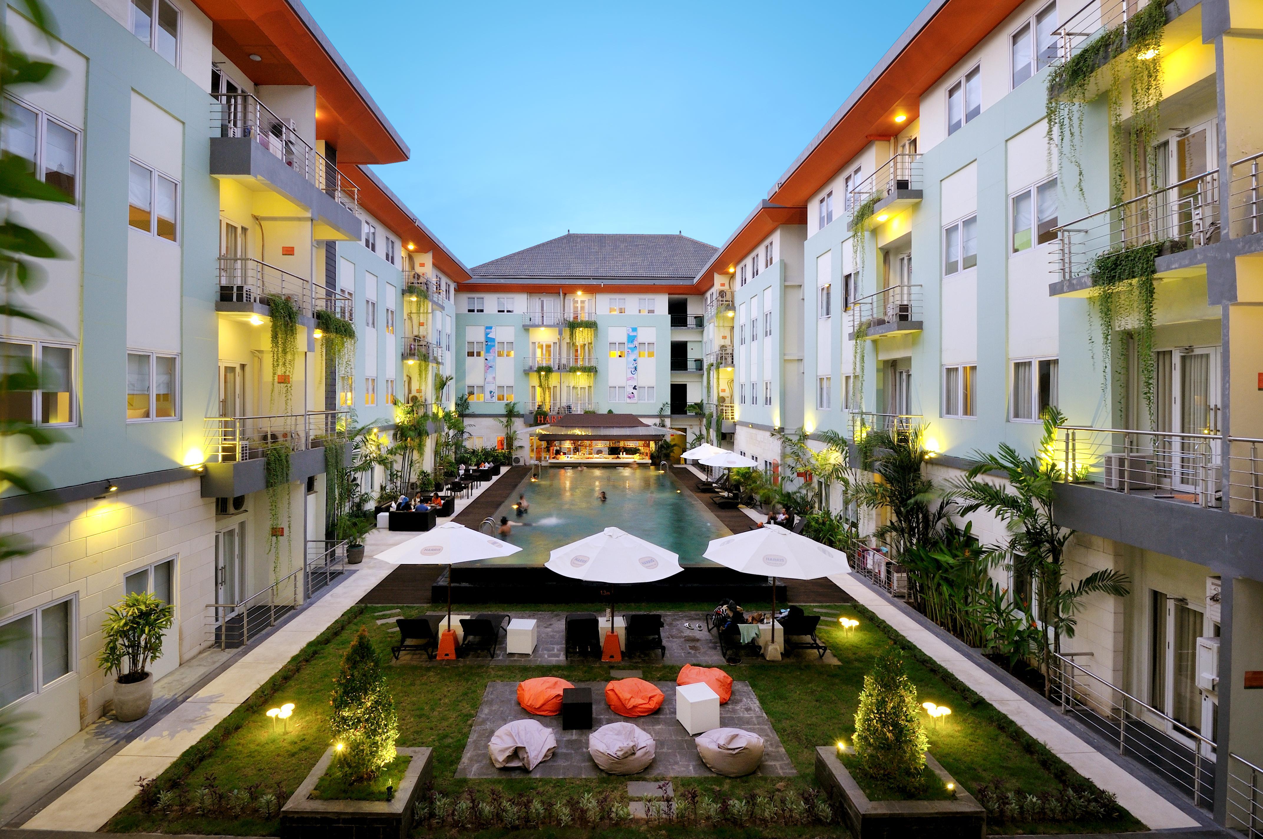 Harris Hotel & Residences Riverview Kuta, Bali Kuta Lombok Eksteriør bilde